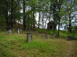 08 Hřbitov v zaniklé vsi Skoky Mariastock   